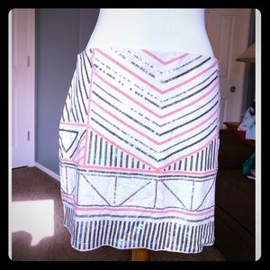 🎀EUC Express Sequin Mini Skirt Sz. Medium🎀